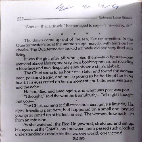 Love Stories (No. of pages. 222)