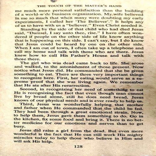 The Tough Of The Master,s Hand (No. of pages. 128)
