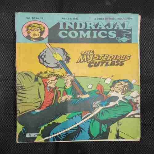 THE MYSTERIOUS CUTLASS (BACK COVER DOWN SIDE BIG CUT AND RIGHT SIDE LITTLE CUT)