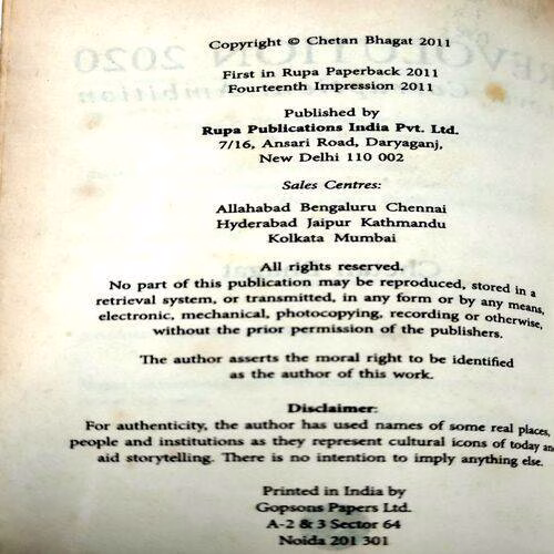 Revolution 2020 (No. of pages 296)