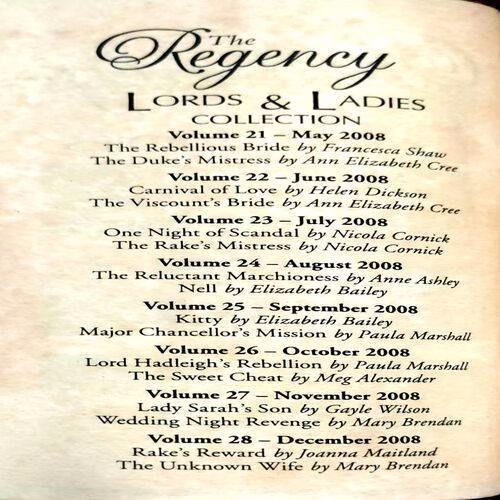 The Regency (No. Of pages 294)