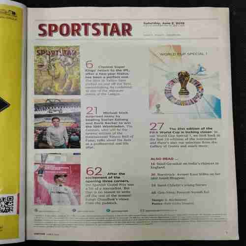 Sportstar (Saturday ,June 2, 2018)
