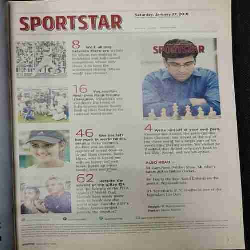 Sportstar (Saturday ,January 27 , 2018)