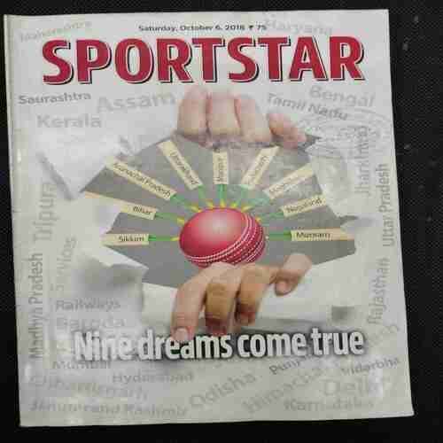 Sportstar (Saturday ,October 6,2018) Poster Missing