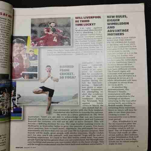Sportstar (Saturday ,January 12 , 2019) Poster Missing