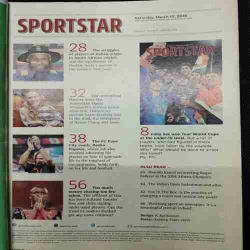Sportstar (Saturday , March 10 , 2018)