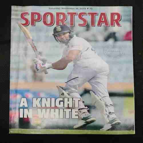 Sportstar (Saturday ,November 16 , 2019) Poster Missing