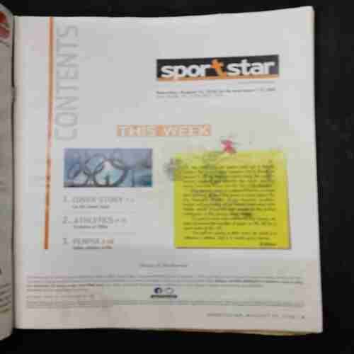 Sport Star ( Saturday,August 13,2016) Poster Missing
