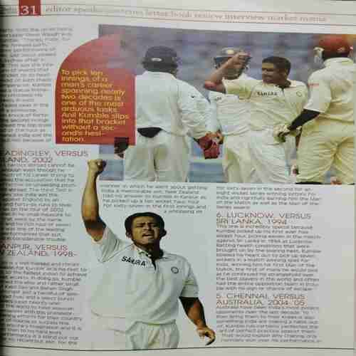 Cricket Today (December 2008 ) Poster Missing