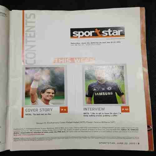 Sport Star ( Saturday,June 22 , 2013) Poster Missing