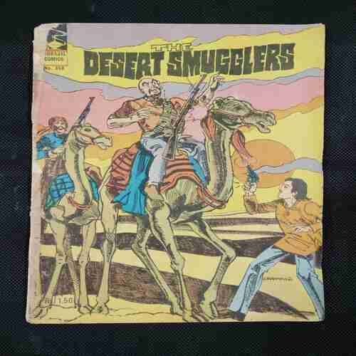 THE DESERT SMUGGLERS (BACK COVER MISSING AND BACK UPPER SIDE LITTLE CUT)