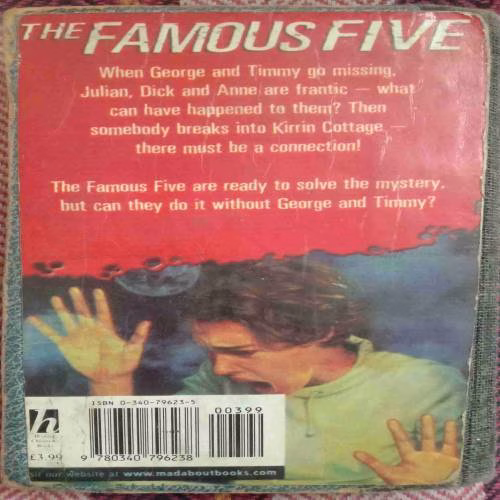 The Famous Five : Five Fall Into Adventure (By Enid Blyton) (No. Of Pages - 250)