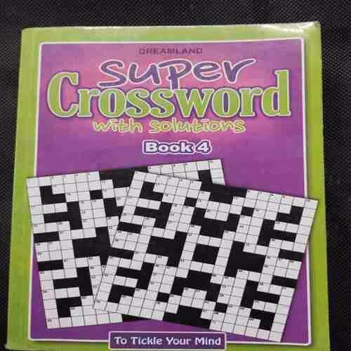 Super Crossword With Solutions Book 4(Rs80)