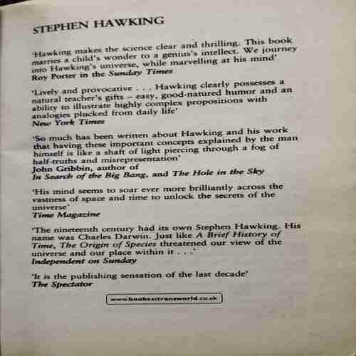 A Brief History of Time (Stephen Hawking )(Rs.959)