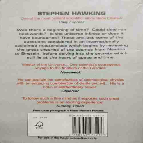 A Brief History of Time (Stephen Hawking )(Rs.959)