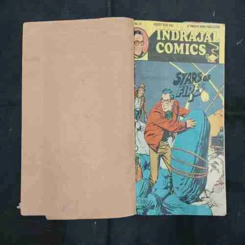 INDRAJAL COMICS (SINGLE BINDING-7 IN 1) STARS OF FIRE,THE TREASURE TRAIL,BRUSH WITH DEATH,BEYOND THE BOILING RIVER,THE PHANTOMS ADORED GEM (PART-1),THE PHANTOMS ADORED GEM (PART-2),MONGO'S REBEL WAR LORDS