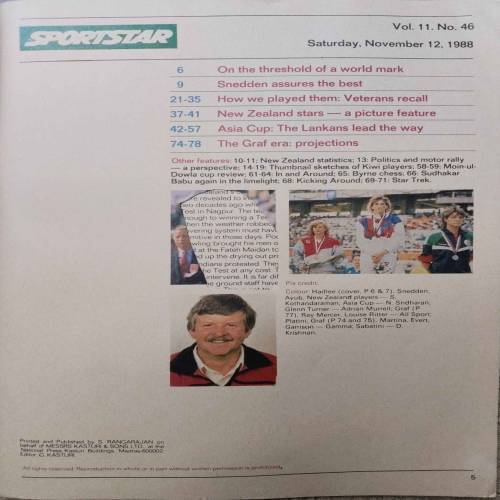 Sportstar (November 12, 1988)