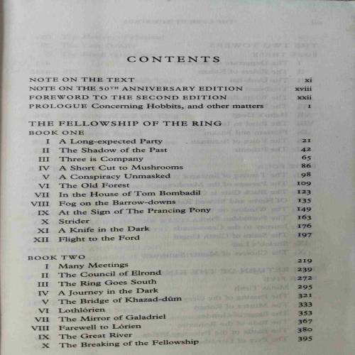 The Lord Of The Rings (By J.R.R. Tolkien) (No. Of Pages - 1178)