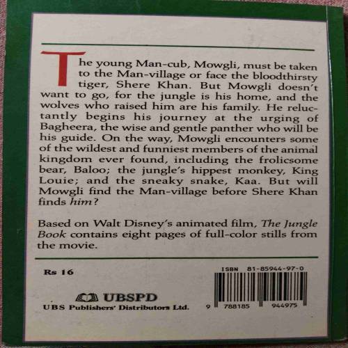 The Jungle Book (No. Of Pages - 62)