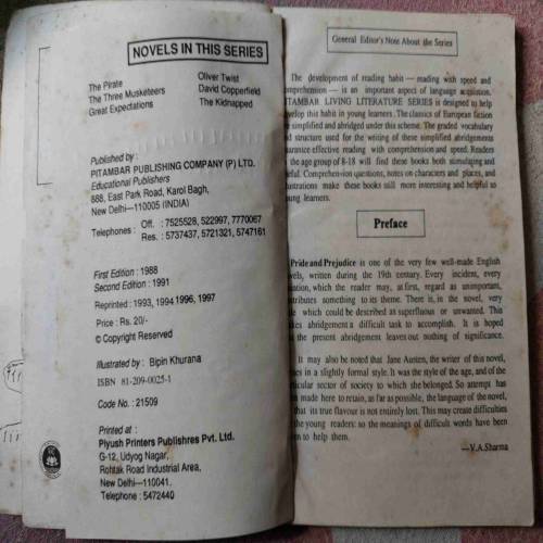 Pride And Prejudice (No. Of Pages - 132)