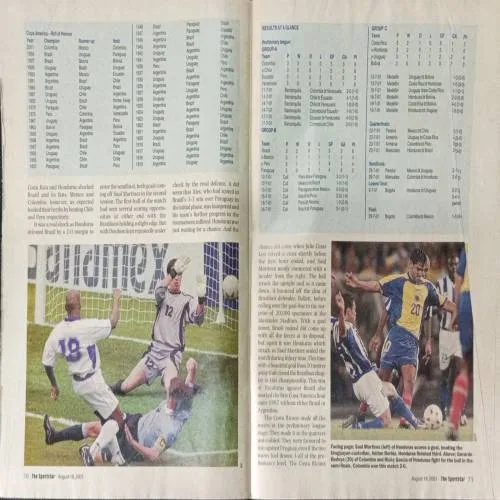 Sportstar (Saturday August 18 2001)