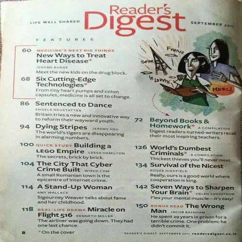 Reader's Digest ( September 2011 )