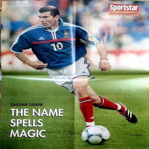 Zinedine Zidane The Name Spells Magic (Sports Poster)