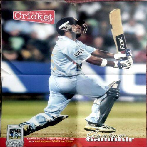 Gautam Gambhir (Sports Poster)