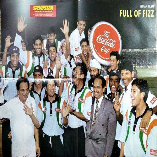 Indian Team Full Of Fizz (Sports Poster)