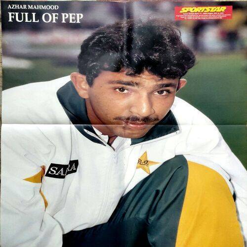 Azhar Mehmood Full Of Pep (Sports Poster)