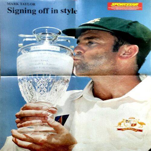 Mark Taylor Signing Off In Style (Sports Poster)
