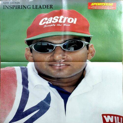 Ajay Jadeja Inspiring Leader (Sports Poster)