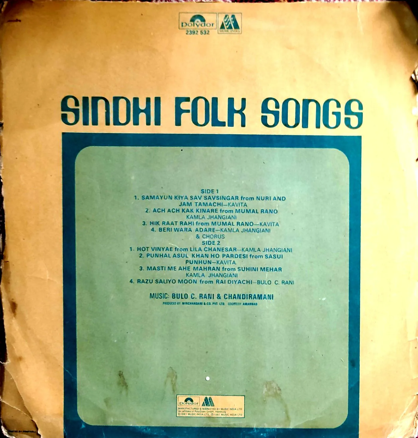Sindhi Folk Songs