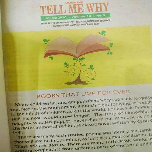 Tell Me Why . Edition :- ( March - 2016 , Vol. 10 , No. 03 ) .