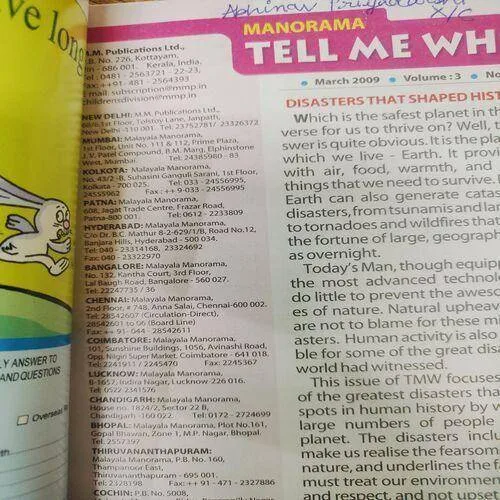 Tell Me Why . Edition :- ( March - 2009 , Vol. 03 , No. 06 ) . Page No. 57 - 58 , 69 - 70 Photo Cut & Story little impact .