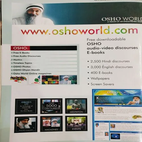 Osho World . Edition :- ( Sept - 2012 ).