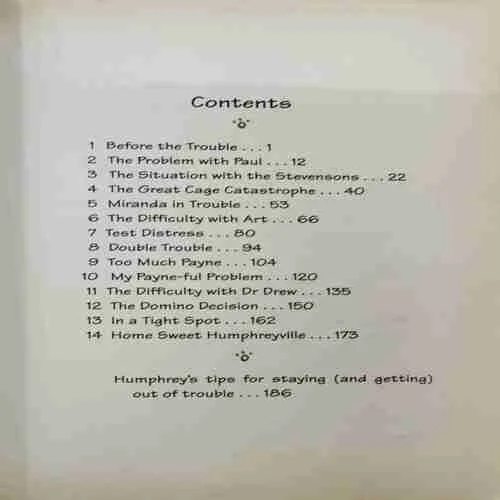 Trouble According To Humphrey ; Betty G. Birney (Rs.537)