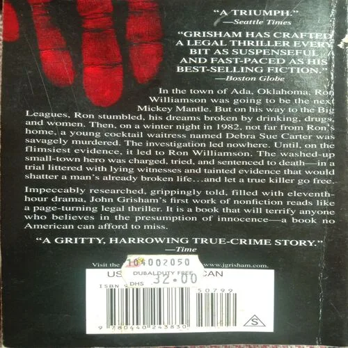 The Innocent Man (By John Grisham) (No. Of Pages – 435)