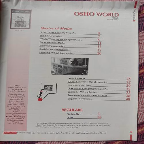Osho World (September 2007)