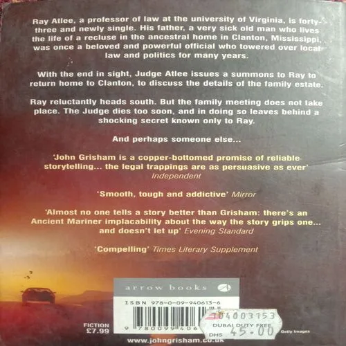 The Summons (By John Grisham) (No. Of Pages – 394)