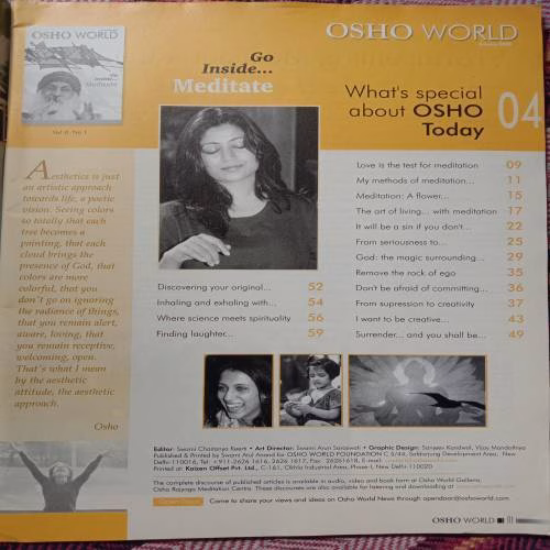 Osho World (January 2008)