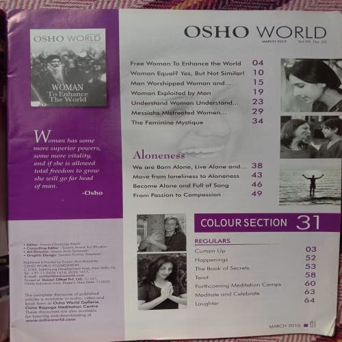 Osho World (March 2010)