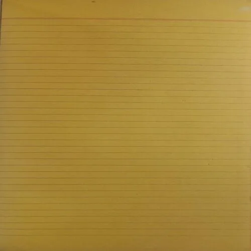 Long Ledger Diary In Yellow Pages