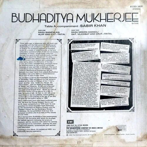 Buddhaditya Mukherjee Sitar