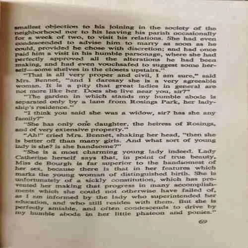 Pride And Prejudice ; Iane Austen (Rs527)