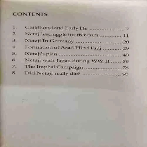Illnstrated Biography (Netaji Subhash Chandra Bose)(Rs.30)