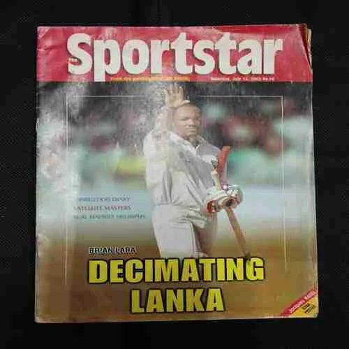 Sportstar (Saturday,JULY 12 , 2003)