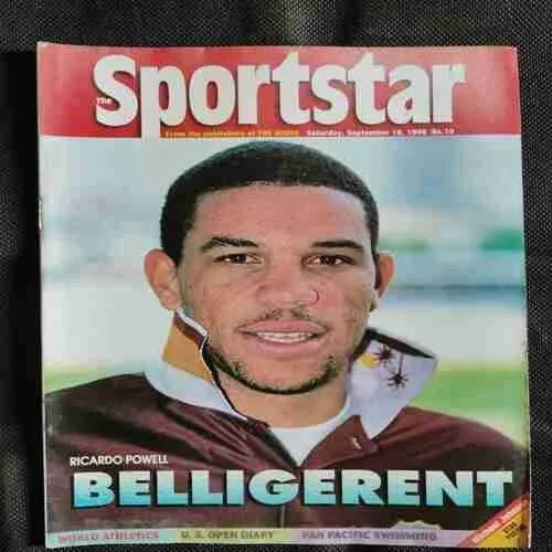 Sportstar (Saturday,September 18 , 1999)With  Poster