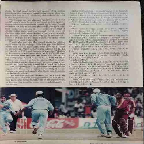 Sportstar (Saturday,September 18 , 1999)With  Poster