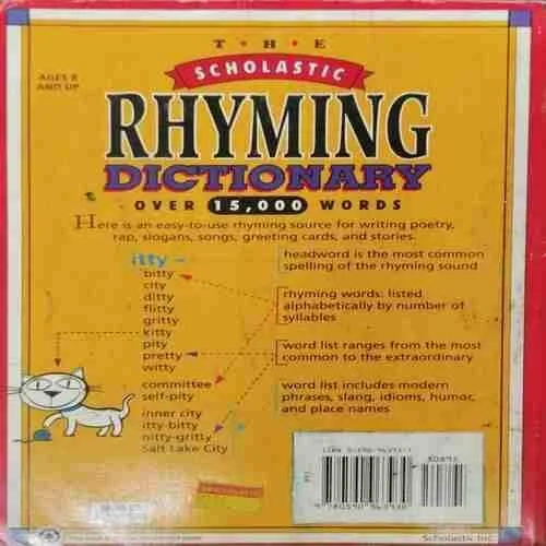 Rhyming  Dictionary (Over 15000 Words )